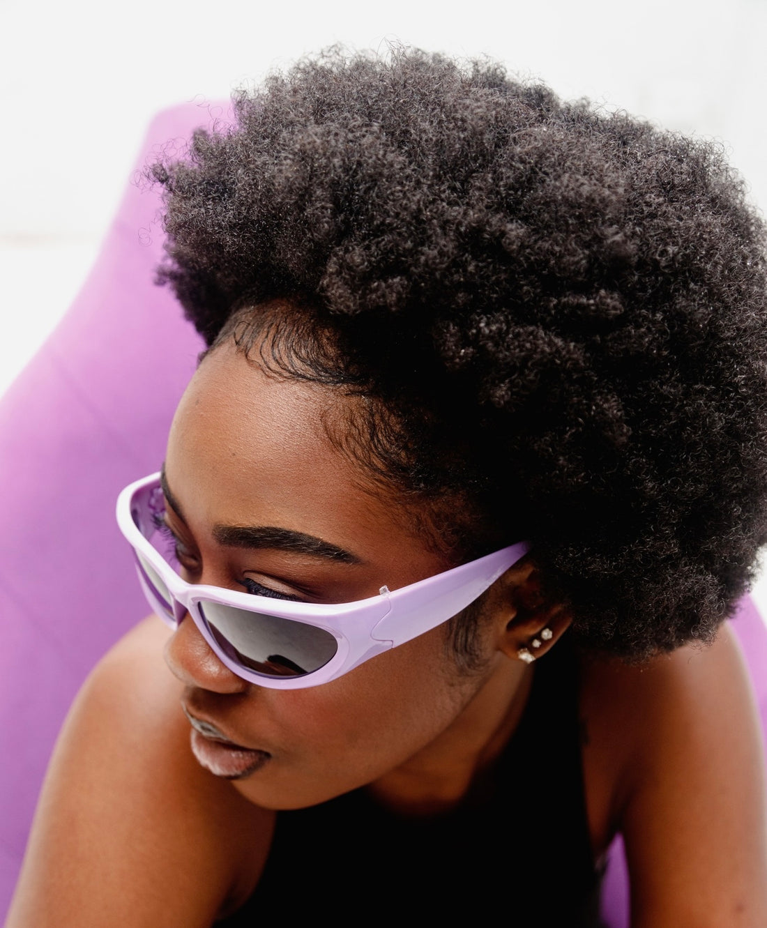 Y2K Vintage Purple Sunglasses
